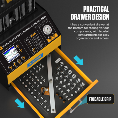 AUTOOL CT500 - Priemyselný čistič a tester vstrekovačov GDI/EFI/FSI