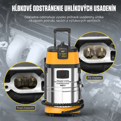 AUTOOL HTS518 Pieskovacie zariadenie na čistenie ventilov granulátom z orechových škrupín