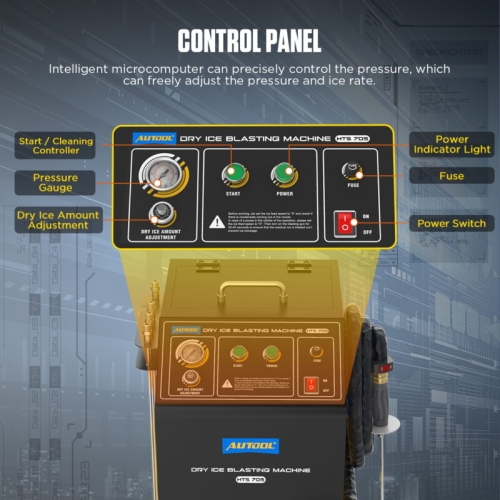 Stroj na tryskanie suchým ľadom AUTOOL HTS705