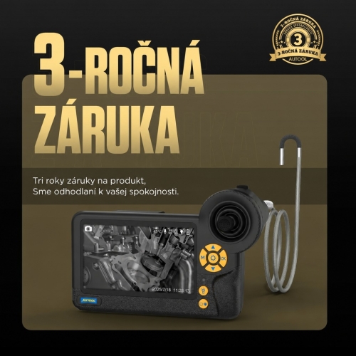 Inšpekčná kamera Diagnostický endoskop Autool SVB408 | HD obrazovka | 4-smerové ovládanie 360°