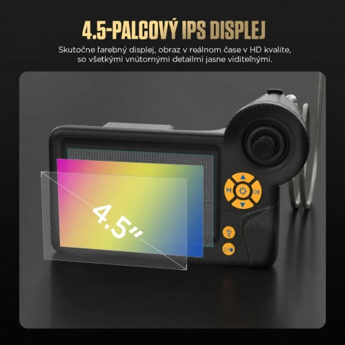 Inšpekčná kamera Diagnostický endoskop Autool SVB408 | HD obrazovka | 4-smerové ovládanie 360°