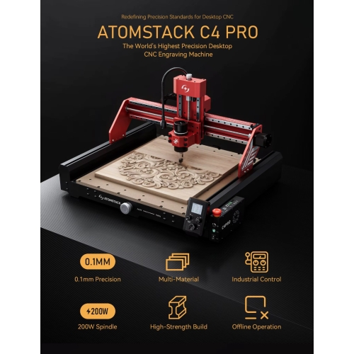 CNC frézka Atomstack C4 Pro + príslušenstvo