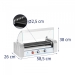Grill rolkowy - 5 rolek - teflon