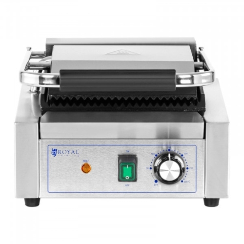 Grill kontaktowy - 1800W - ryflowany