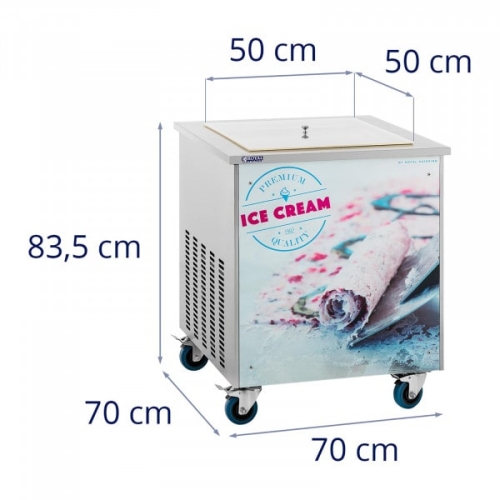 Stroj na výrobu thajských zmrzliniek - 50 x 50 x 2,5 cm