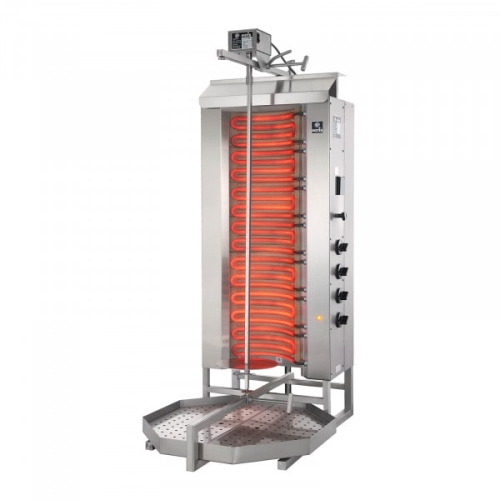 Kebabová rúra - 10,500 W - 80 kg mäsa