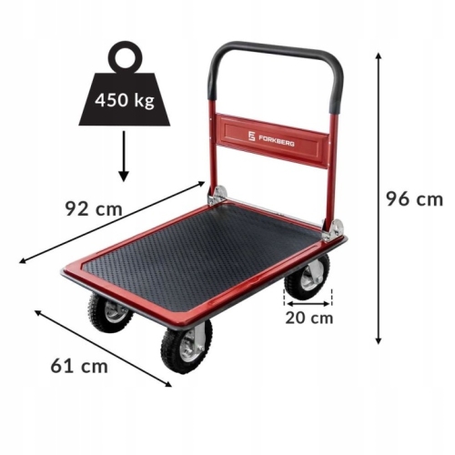 Transportný a skladovací vozík - max 450 kg