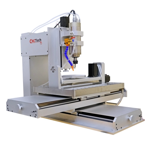 CNC frézka CNCTech 6040 5D, 2,2 kW – 5 osí, USB + príslušenstvo